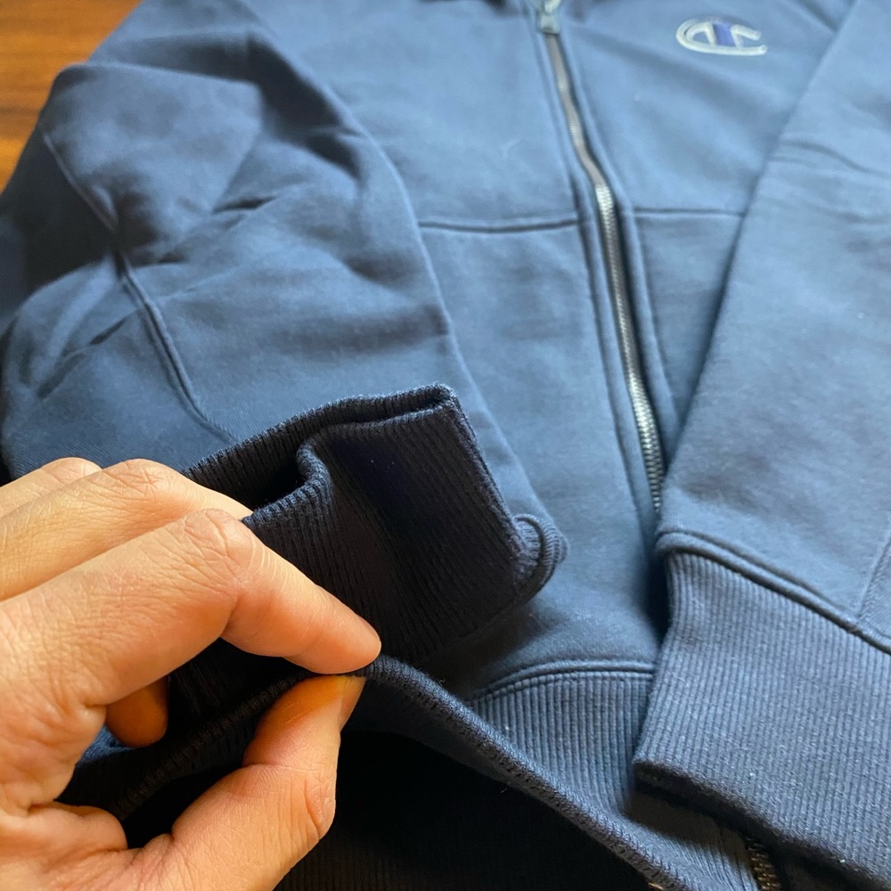 🆕 Champion Superfleece 2.0 - Zip Up Hoodie Navy - Picture 4 of 8